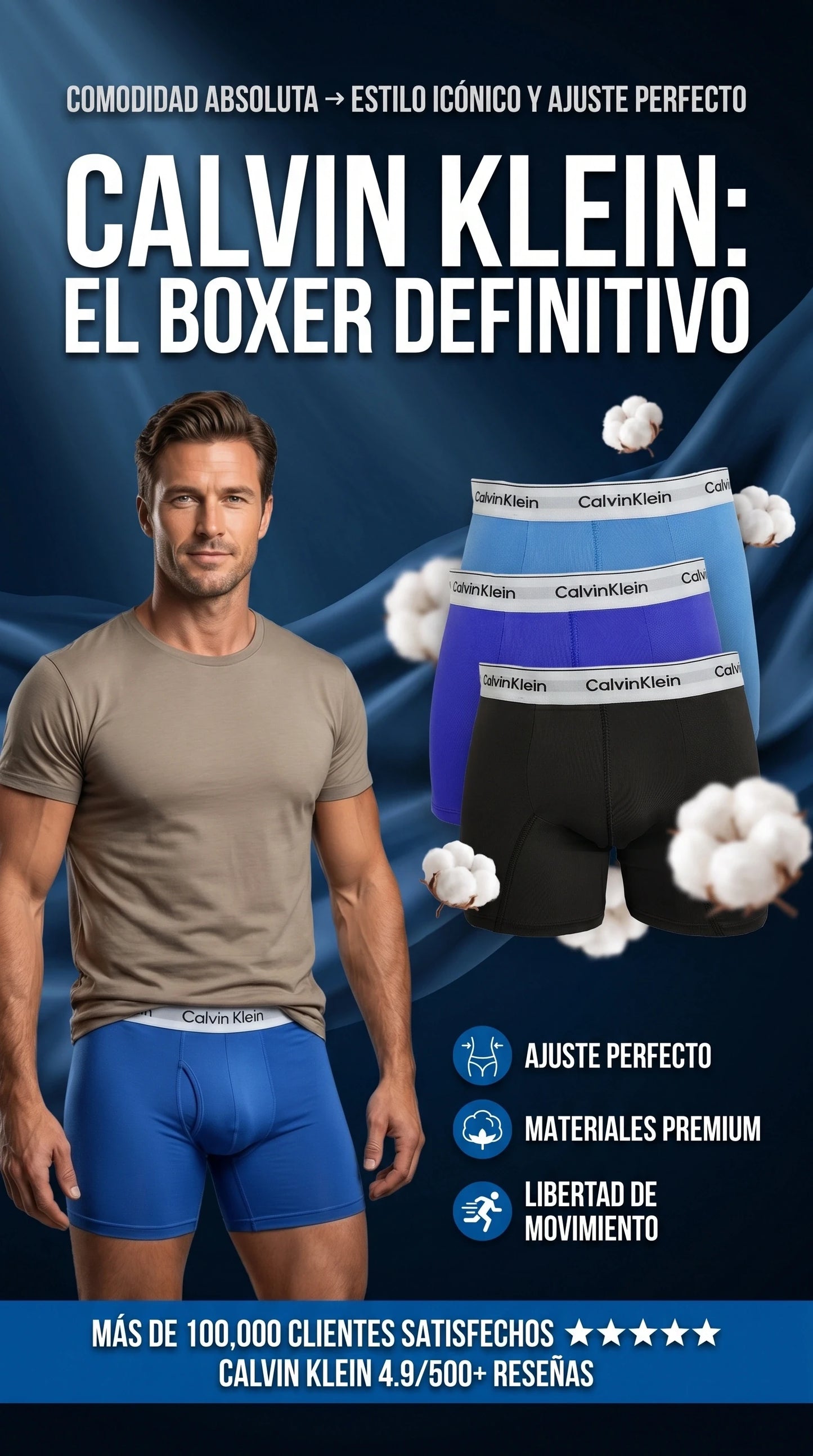 BOXERS PREMIUM + 6 PARES DE MEDIAS 🎁
